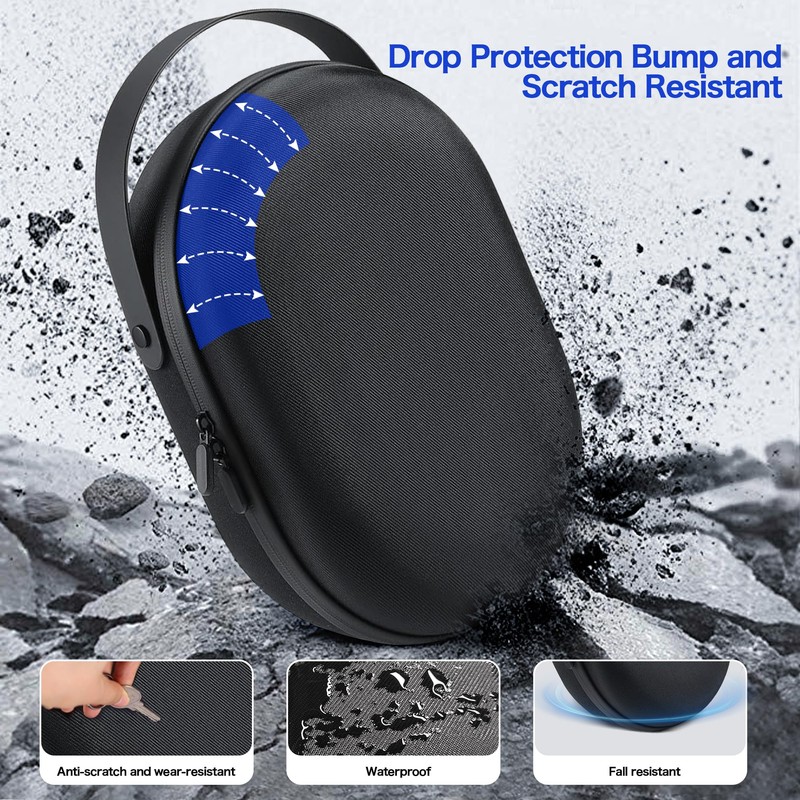 AWINNER Hard Carrying Case Compatible for Apple Vision Pro, Accessories