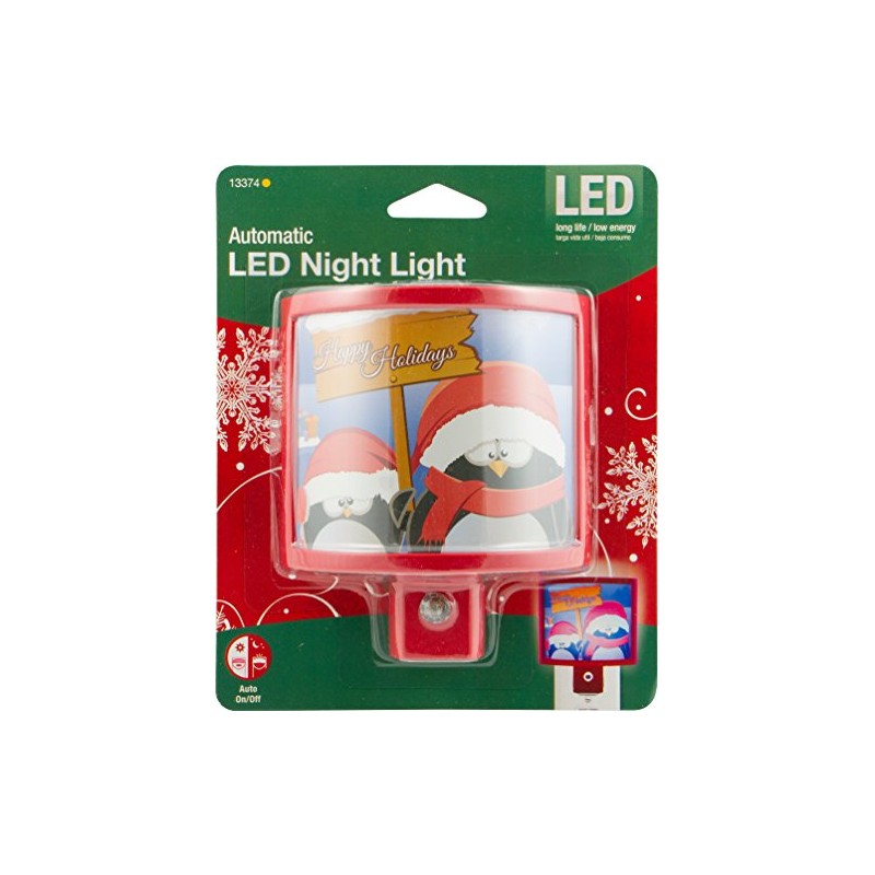 Jasco Products 13374 Night Light with Curved Wrap Shade North