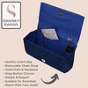 SwankySwans Women's Amy Clutch Bag, royal