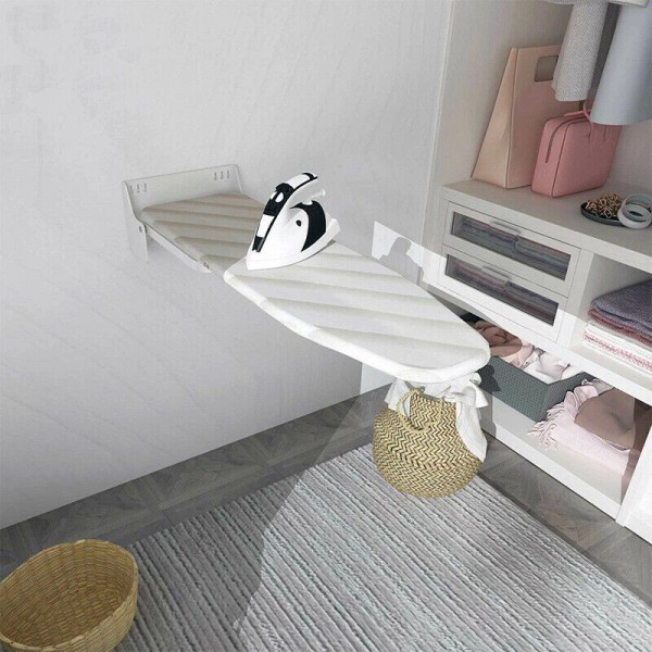 Unbranded Collapsible Home Wall-mounted Ironing Board 180?? Rotating Foldable Space-saving