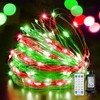 LAMPHOME Fairy Lights Plug in, 33Ft 100 LEDs Waterproof Twinkle