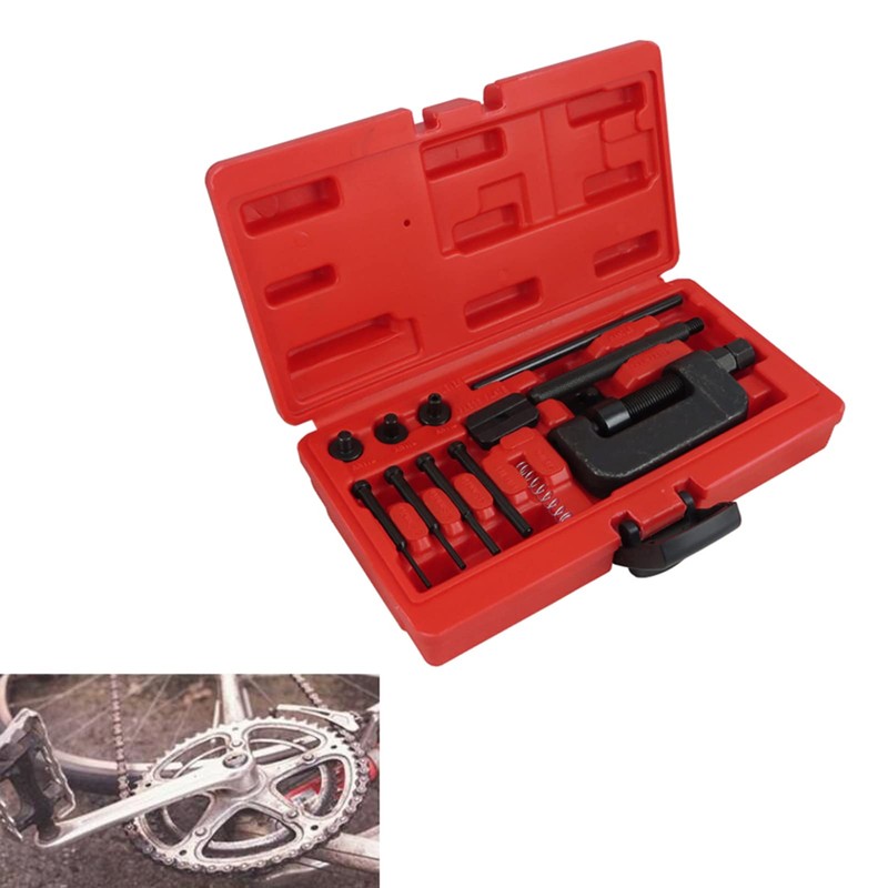 Chain Breaker Set with Carrying Case Chain Cutter and Riveter