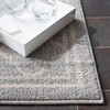 SAFAVIEH Amherst Collection Area Rug - 3' Square, Light Grey
