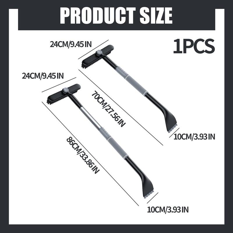 Car Ice Scraper Ice Scraper Snow Brush Portable Windscreen Ice