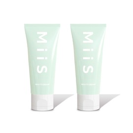 MiiS Whitey Cream (Set of 2) Shiny Muscat Toothpaste Whitening Popular Home Gift Non-Abrasive Self Clay Mil-Tech Abrasive Free Refreshing