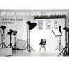 YIDAMOPACN Heavy Duty Light Stand 9.2ft/280cm 10KG Max Load Spring
