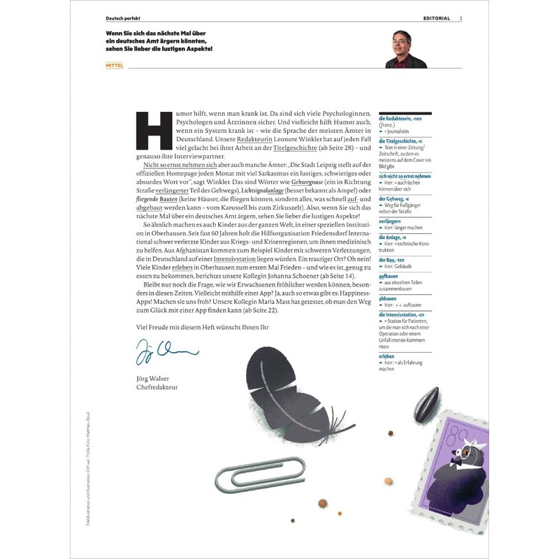 Deutsch perfekt 5/2025 "Hilfe, Bürokratie!"