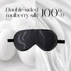 ZIMASILK 2 Pack 100% Natural Silk Sleep Mask, Adjustable Super-Smooth
