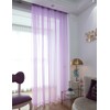 Cortinas transparentes de 84 pulgadas de largo, 42 pulgadas de