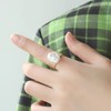 JeeweLife Baroque Pearls Open Ring Christmas Jewelry Gifts for Women,