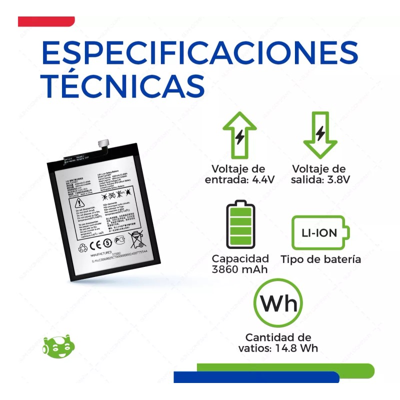 Slim Company Bateria Para Tcl 10 Se T766s T766h 20e