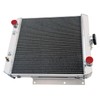 ECMRAD 3 Row Core Aluminum Radiator Compatible for 1966-1974 Jeep