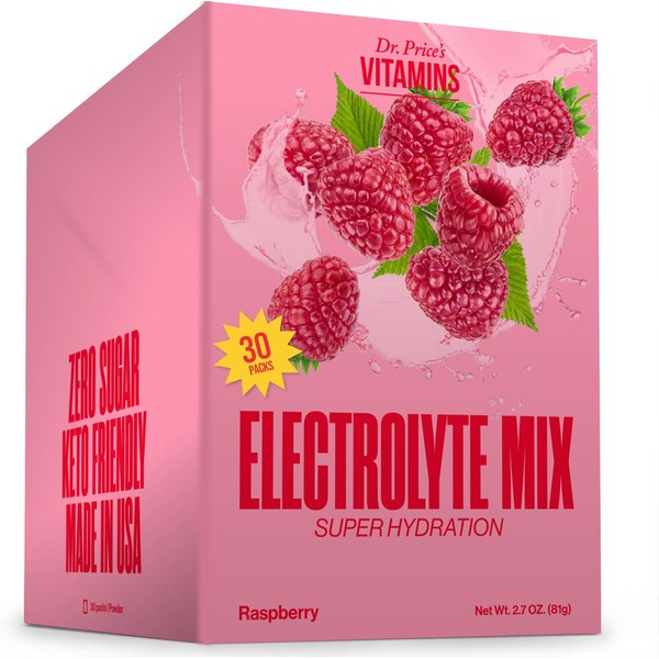 Dr. Price’s Electrolyte Mix | Sugar-Free Hydration Powder with 72+