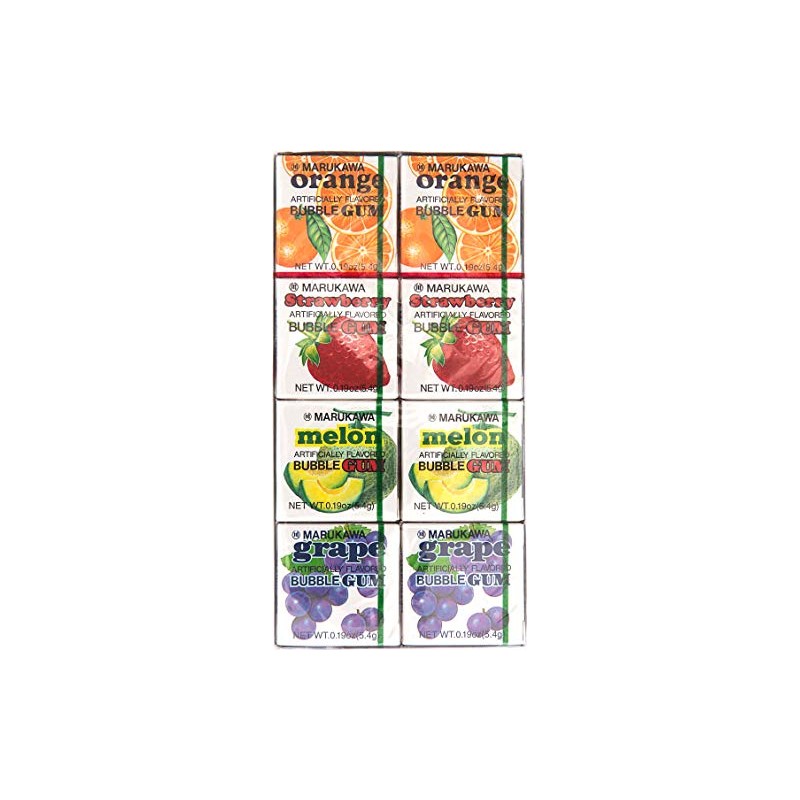 Marukawa 8 Pack Bubble Gum 1.52oz (9 Pack)