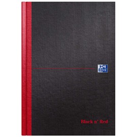 Oxford Black n' Red B5 Case Bound Notebook