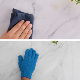 Aster 2 Pairs Microfibre Gloves Dust Gloves Car Dusting Coral Fleece Washable Cleaning Glove for Kitchen Blinds Lamps Furniture and Hard to Reach Corner Gaps