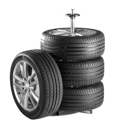 GarageMate Heininger GarageMate Tire Wheel Stand Rack 220 lb. Capacity (Fits 13"-17" Rims)