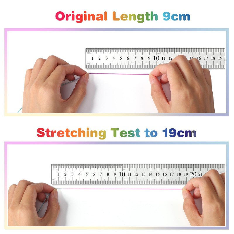 Diboniur Elastic String for Bracelet Making, 1 mm × 100