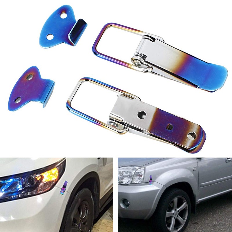 aqxreight - Hood hooks, universal hood lock clip, quick locking