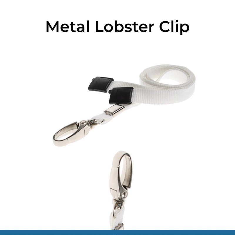 PCL Media ltd White Lanyard for use with Rigid ID