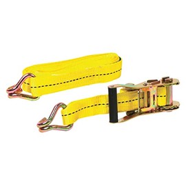 Streetwize - Heavy Duty Ratchet Tie Down with J Hooks, Tensioning Belts/Roof Rack Straps - 35mm x 5 Metre - Ideal For Tying Down: Cargo, Bikes, Motorcycles and Machinery.