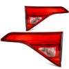 Taillight Assembly Compatible with 2017-2019 for GMC Acadia Red Clear