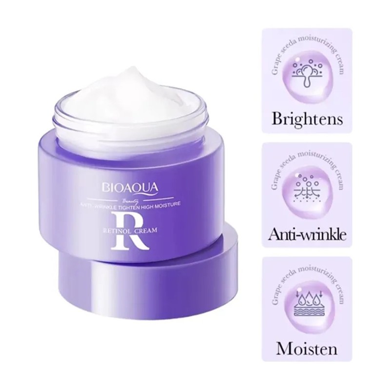 Bioaqua Crema Facial De Retinol Antiarrugas 60g Original