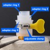 2 Pcs Faucet Hose Adapter, Kitchen Sink Faucet Adapter to