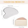 Gua Sha, Herramienta de Masaje de Acero Inoxidable Guasha, Herramienta