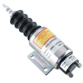 2001-12E2U1B1S1A Fuel Shut Off Solenoid SA-2606-A 3040174 FSS0065 2000-4505 for Woodward, Mitsubishi Mixer Truck, Snorkel Lift, UpRight Lift 12VDC