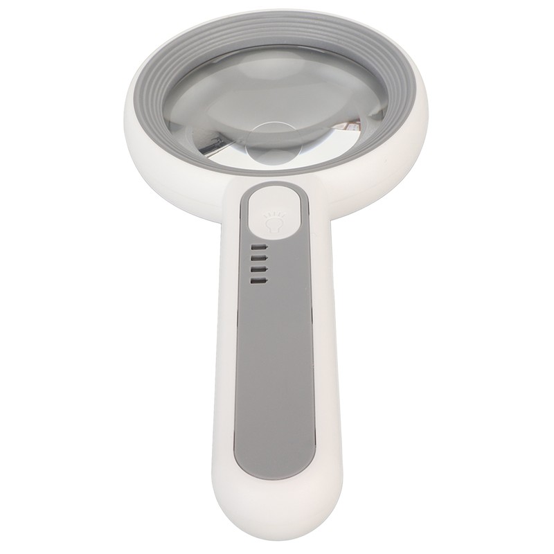 Handheld LED Magnifying Glass Touch Control Rechargeable Portable Illuminated Magnifier