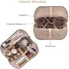 Travel Makeup Organizer, Compact Lightweight Accessory for Travel and Daily