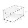 iDesign Plastic Organizer Kitchen Storage Bin Set, Clear