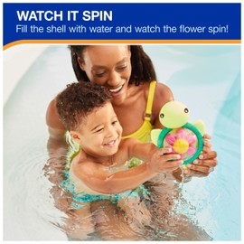 SwimWays Water Wheel Turtle, Kids Pool Accessories & Swimming Pool Toys, Turtle-Themed Water Toys and Pool Toys for Kids Ages 2 & Up