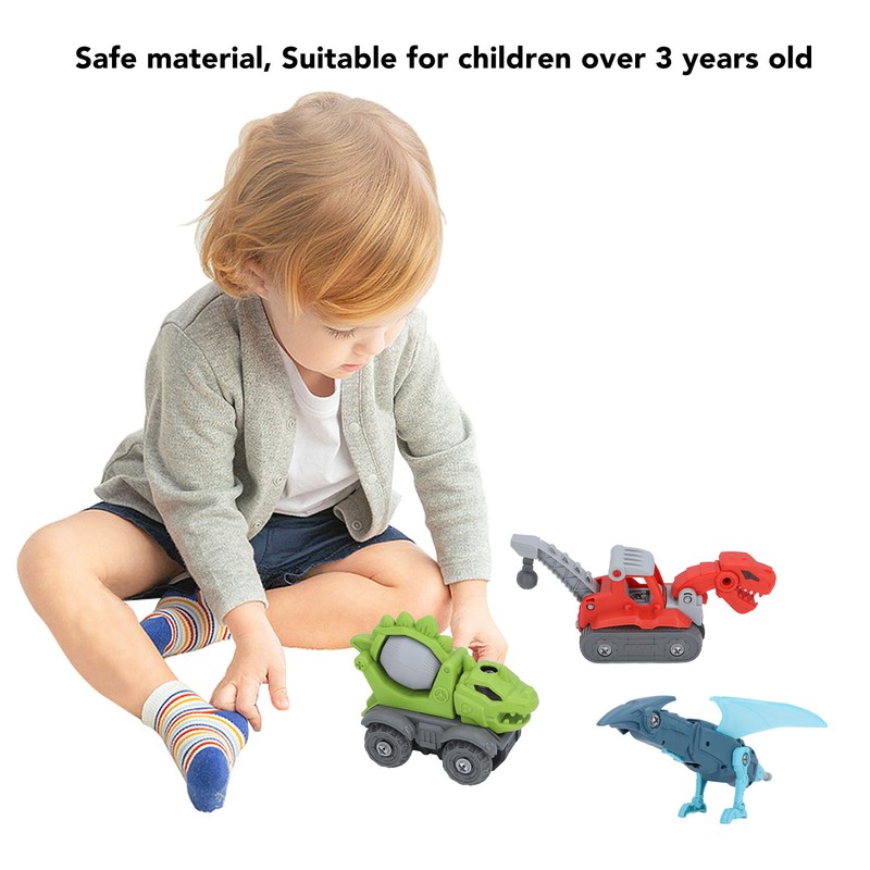 Kids Take Apart Dinosaur Construction Building Toys Hand Eye Coordination