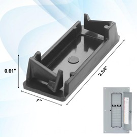 EAORBD Breaker Panel Cover for Siemens Load Center ECQF3P Filler Plate for Siemens Electrical Circuit Breaker Cover, 10-Pack with Electrical Panel Labels and Fuse Box Stickers