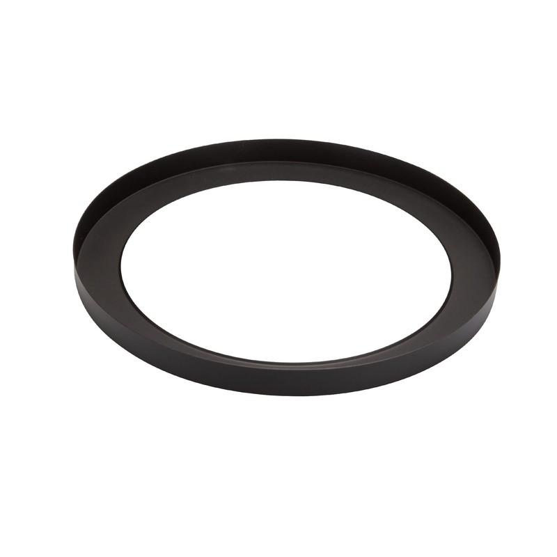 Round Metal Cover Black for LED Panel Aura Round 12