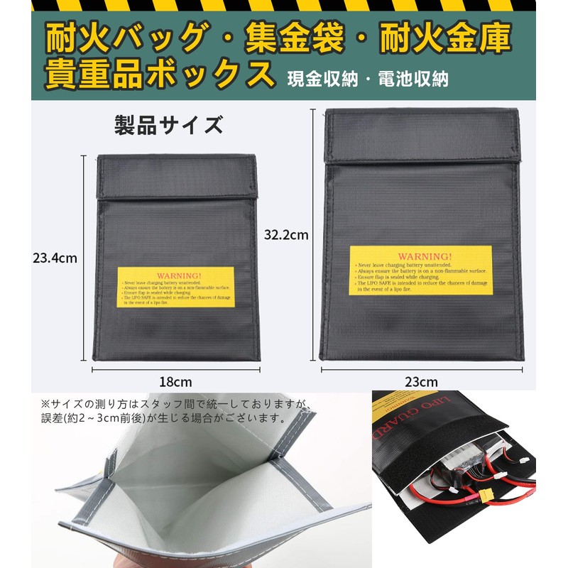 CigaMaTe Fireproof Bag, Supervised by Former Firefighter / Disaster Reservoir