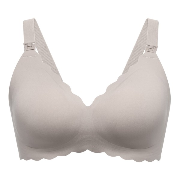 Momcozy Nursing Bras for Breastfeeding, Seamless Pregnancy Maternity Bra Wireless