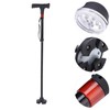 Aluminum Alloy Folding Light Cane Elderly Four‑legged with Lamp Non‑slip