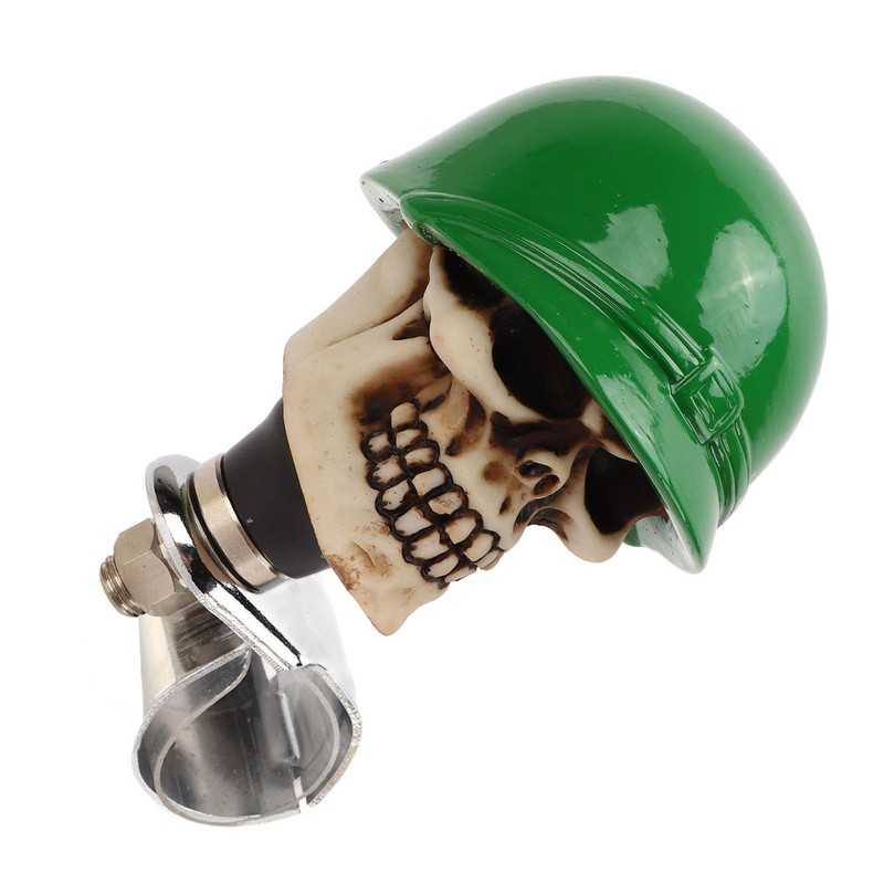 Skull Shape Steering Wheel Spinner Booster Car Power Handle Suicide