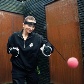 #winning Triple Reflex Boxing Ball Adjustable Headband Elasticated Training Set