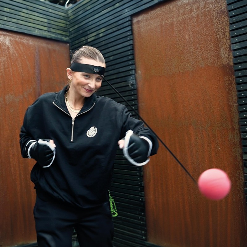 #winning Triple Reflex Boxing Ball Adjustable Headband Elasticated Training Set