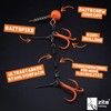 Zite Fishing Pike Treble System UV Active Size S 9