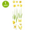 Flower Wheelie Bin Stickers Decorative Wheelie Bin Covers Dustbin Flower