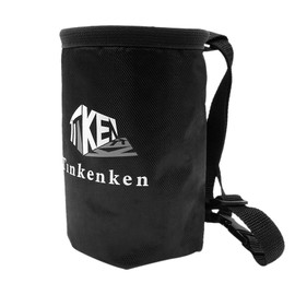 Mecmbj Chalkbag, Chalkbag Boulder, Waterproof Boulder Chalk Bag with Adjustable Waist Belt, Boulder Bag with Storage Bag, Drawstring Closure, Chalk Bag for Climbing, Weightlifting