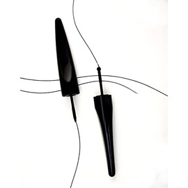 Palladio Liner Obsessed Precision Liquid Delineador de ojos en roll-on, líneas precisas y definidas, diseñado para aplicar líneas perfectamente rectas, acabado negro mate, secado rápido, Negro