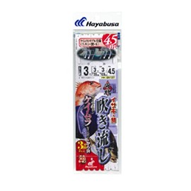 ハヤブサ(Hayabusa) 海戦吹き流し ツイストケイムラレインボー&から鈎4.5m 3-3-3 SN137