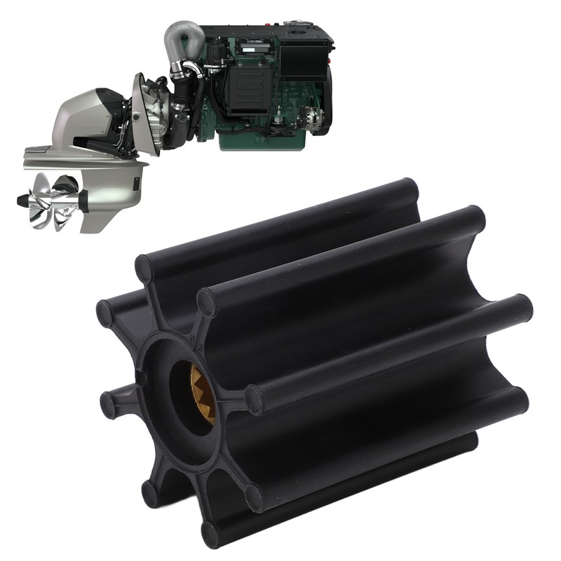 Water Pump Impeller 17018‑0001 8 Blade Inboard Motor Engine Impeller