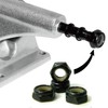 OMG! Axle Nuts for Skateboard (Skateboard) Trucks, Black (10)